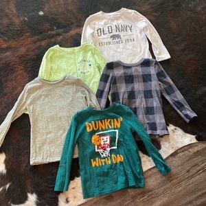 Old Navy Boys 5T long sleeve shirts